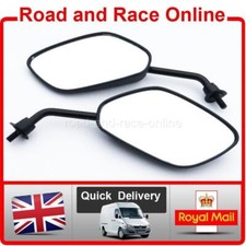 Replacement Mirrors Suit Yamaha NEOS BWS JOG SPY SLIDER Scooter Pair Black 8mm