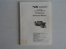 YAESU FT 817ND INSTRUCTION MANUAL ONLY.................RADIO_TRADER_IRELAND.