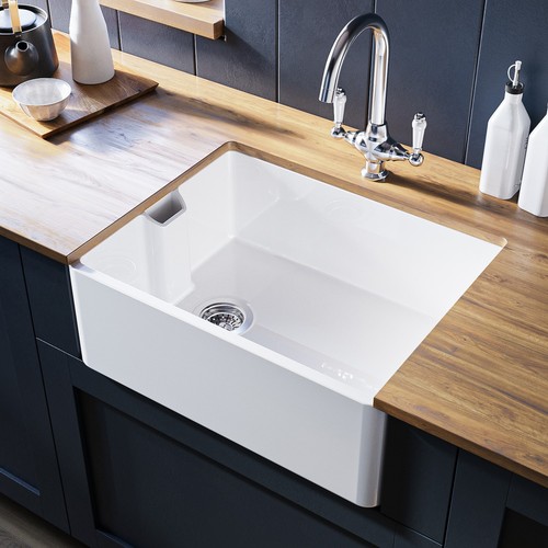 Single bowl undermount white - undermount,