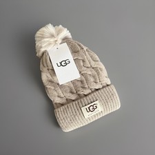 UGG Double Cable Knit Pom Pom