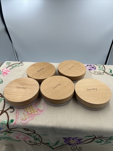 Denby wooden storage - wooden, lid
