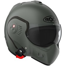 Roof Boxer Alpha Motorcycle Motorbike Flip Up Helmet - Matt Kamo