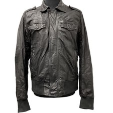 Diesel Mens Black Lamb Leather