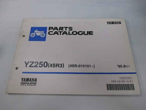 Yz250 parts list yamaha - parts,