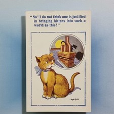 Comic Cat Roof Bringing