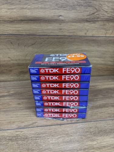 Tdk fe90 blank cassette - x,