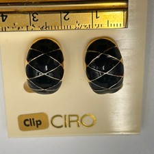 Ciro Vintage Clip On Earrings