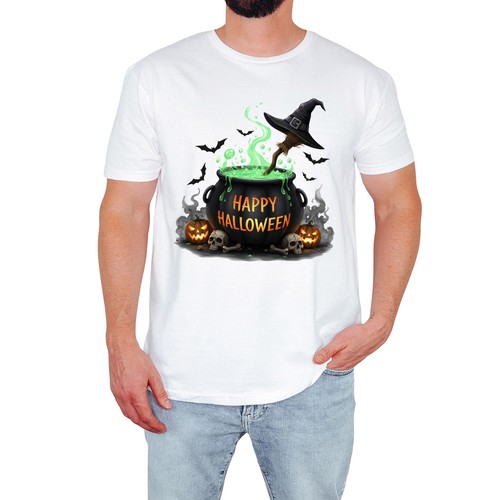 Happy halloween mens shirt - halloween, t-shirt