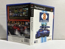 Auto Modellista (Sony PlayStation 2, 2003) EMPTY REPLACEMENT CASE ONLY NO GAME