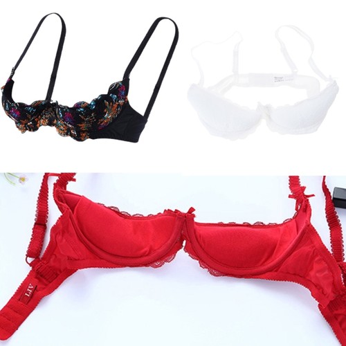 Lace shelf bra - with, satins