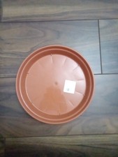 Whitefurze Plastic Terracotta 24cm Plant Pot Saucer