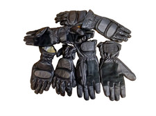 MLA Defender Black Leather Riot Gloves Public Order Ex Police Security