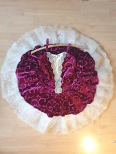 Beautiful Burgundy  Children's Ballet Tutu (used)