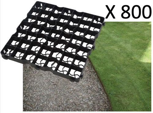 Gravel grass grid - grid, base