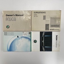 Skoda Felicia Owners Manual Radio Handbook & Service Guide Book Pack 1994-2001