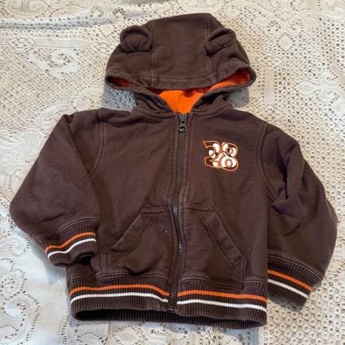Carters brown hoodie months - 24,