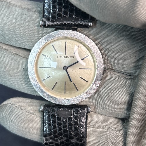 Longines 31mm 14k - white, gold