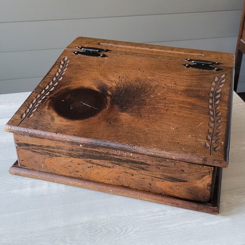 Vintage tabletop wood writing - wood,