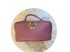 ELLE Mauve Pink Pekin Cosmetic / Wash Bag BNWT