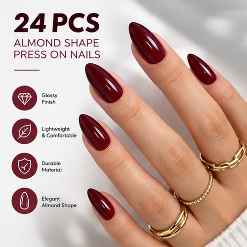 Pcs pointed almond shaped - almond,