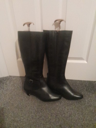 Lands end womens black - lands, leather