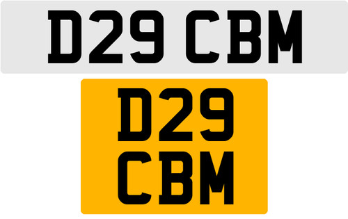 D29 cbm old style 3x3 - 3x3, number