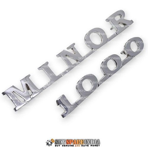 Minor 1000 boot trunk badge - minor,