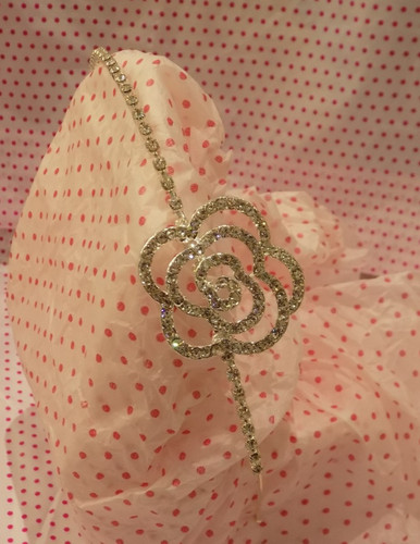 Rose diamante tiara - tiara, for
