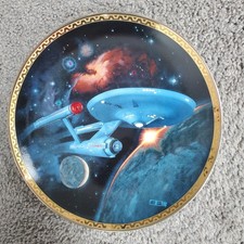 Franklin Mint Star Trek Plate