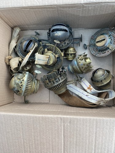 Antique oil lamp fittings - oil,
