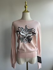 Markus Lupfer Pink Embellished jumper - BNWT Size XS