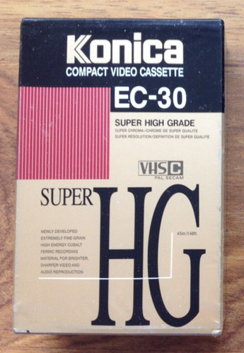 Konica vhs c compact - konica, ec‑30