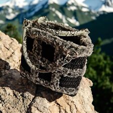 Handmade Women Black & Fur-Trim Crochet Tote Bag by Alybry by Cris&Bo