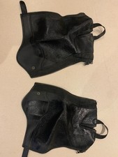 Riding chaps, black, good condition. My daughter wore them with size 3 boots