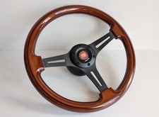 Steering Wheel Wood Black fits