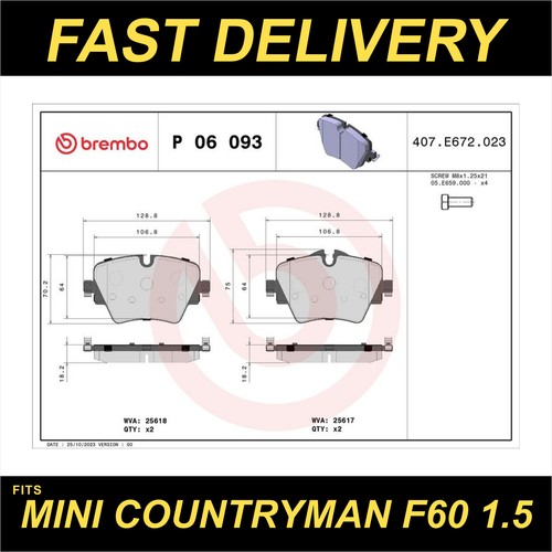 Brembo brake pads - brembo, fits