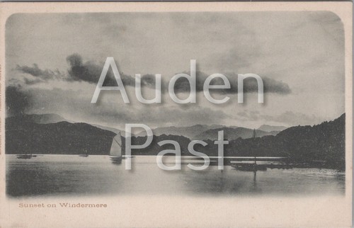 Sunset windermere lake - windermere,