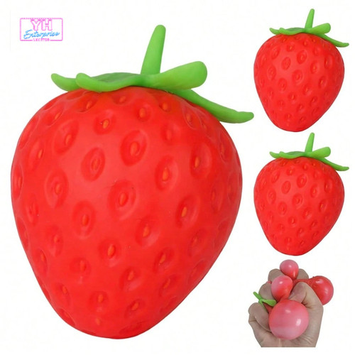 Realistic strawberry squeeze - strawberry,