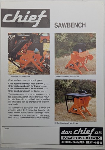 Original chief saw bench - chief,
