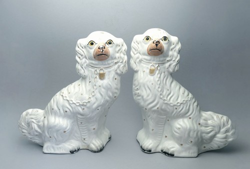 Pair staffordshire style - pair, of