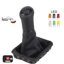 Shift gear knob gaiter leather