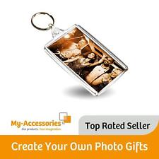 Blank Acrylic Photo Keyring 70x45mm L402 Insert Size - Personalise Gifts & Promo