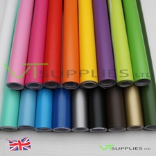 Matt Car Vinyl Wrap Film Matte Air Release Channels * Multi Sizes * 19 Colours !