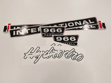International 966 Farmall Hydro Tractor Aftermarket Decal Aufkleber Sticker Set