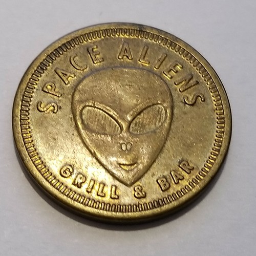 Space aliens arcade game - space, token