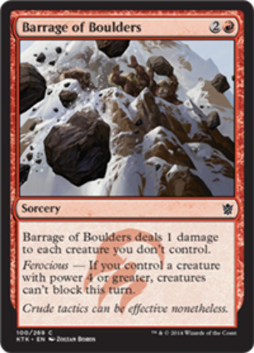 Barrage boulders khans - boulders, of