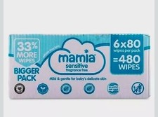Mamia Wipes sensitive Wipes