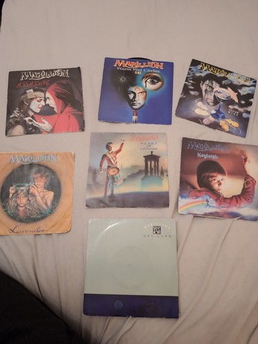 Marillion singles vinyl - vinyl, 7"