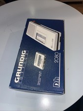 Vintage GRUNDIG Stenorette 2080 Microcassette Tape Recorder, Silver - W47
