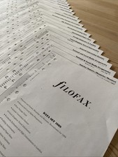 FILOFAX-VINTAGE 1989 DATA